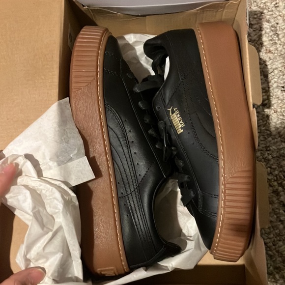 PUMA Basket Platform Core 'Black Gum' 364040-02 womens - Picture 5 of 16